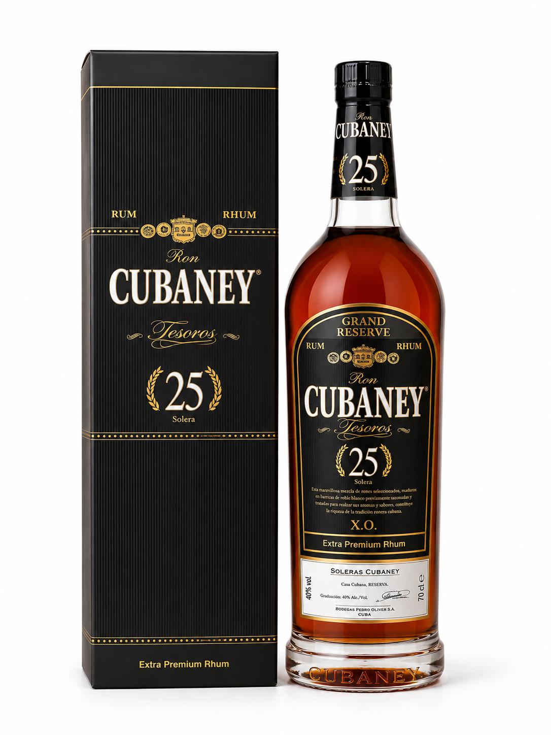        Ron Cubaney Tesoros 25 Solera X.O.
